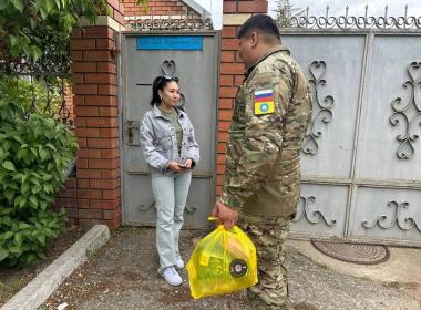 Инструктор Центра «ВОИН» принял участие в акции «Тепло в каждый дом»