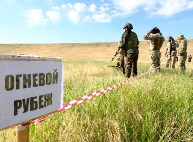 На полигоне под Элистой завершились практические занятия в формате военно-полевого мероприятия.