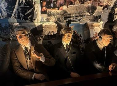 Курсанты в ЛНР встретили интерактивный Поезд Победы