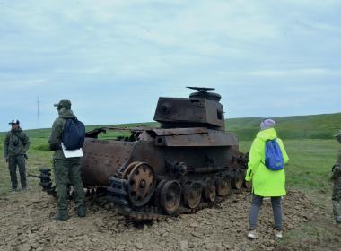 Первая группа курсантов и инструкторов Центра «ВОИН» прибыла на остров Шумшу