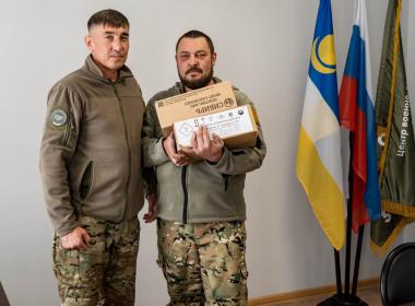 Центр «ВОИН» в Бурятии передал гуманитарную помощь военнослужащим в зоне СВО