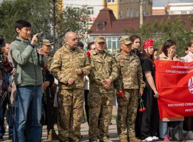 Центр «ВОИН» в Бурятии почтил память ветеранов Афганистана и СВО