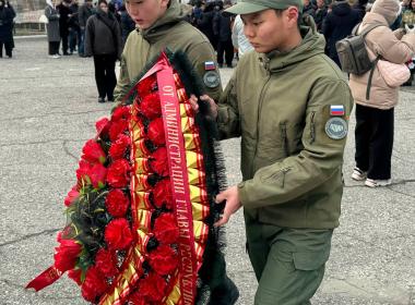 Инструкторы и курсанты Центра «ВОИН» приняли участие в памятных мероприятиях 15 февраля