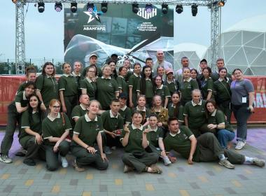 Курсанты из Запорожской области принимают участие в первой смене «Время юных героев»